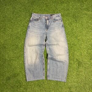 Zara Women’s Jeans Size US 6 EU 38 High Waist Straight Leg Light Wash Denim